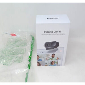 Insta360 - Link 2C (Standard) - AI-Powered 4K webcam - Black *NEW Sealed